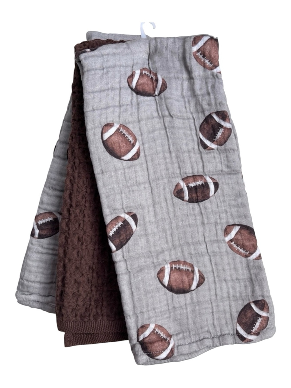 🆕 Brooks Brothers Football Kitchen Towels 3 Pack